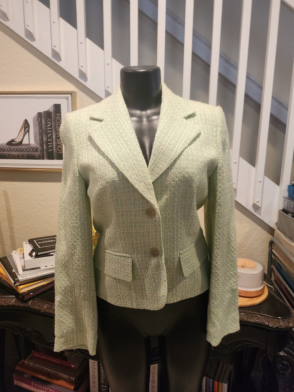 Vertigo Paris tweed blazer size M